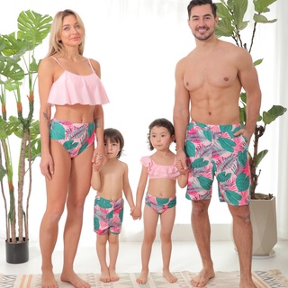 mom dad and baby swimwear