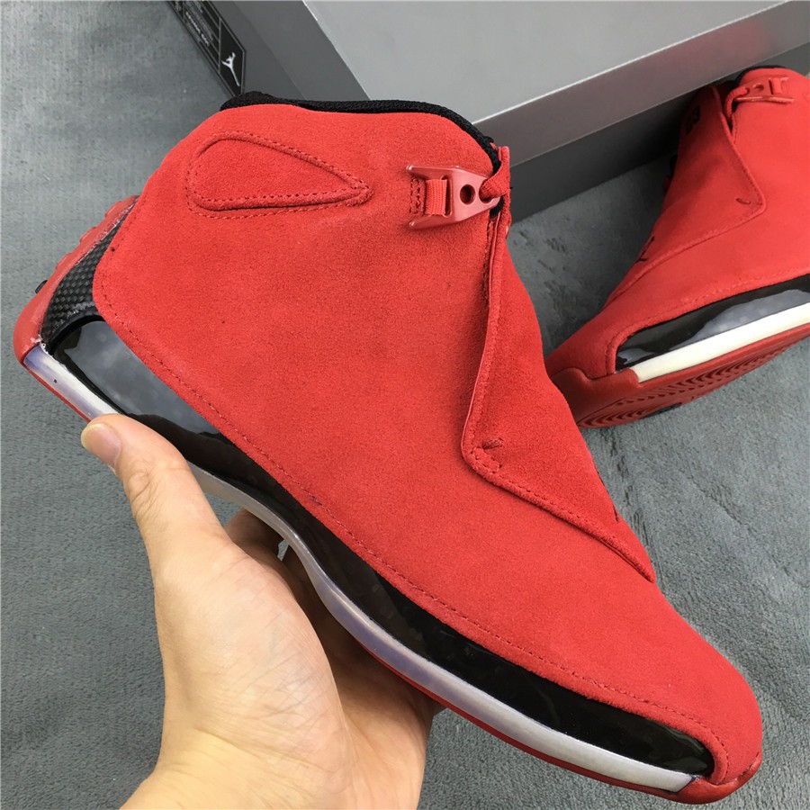 air jordan 18 red suede