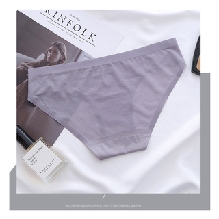 Women Panties Silk Women Briefs Soild Underwear M-XL Lingerie #2