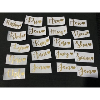 Personalized Decals!