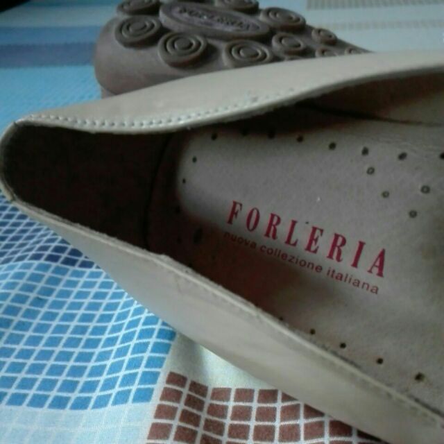 Authentic Forleria Italy Genuine Leather Doll Flats Size 39 Shopee Philippines