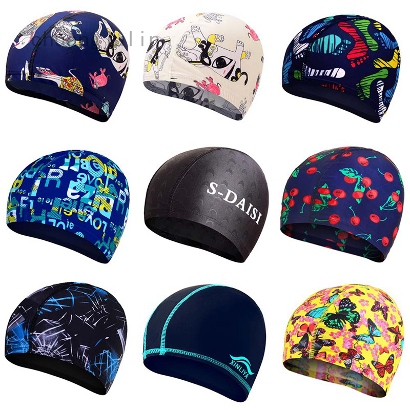 children's cloth swimming caps