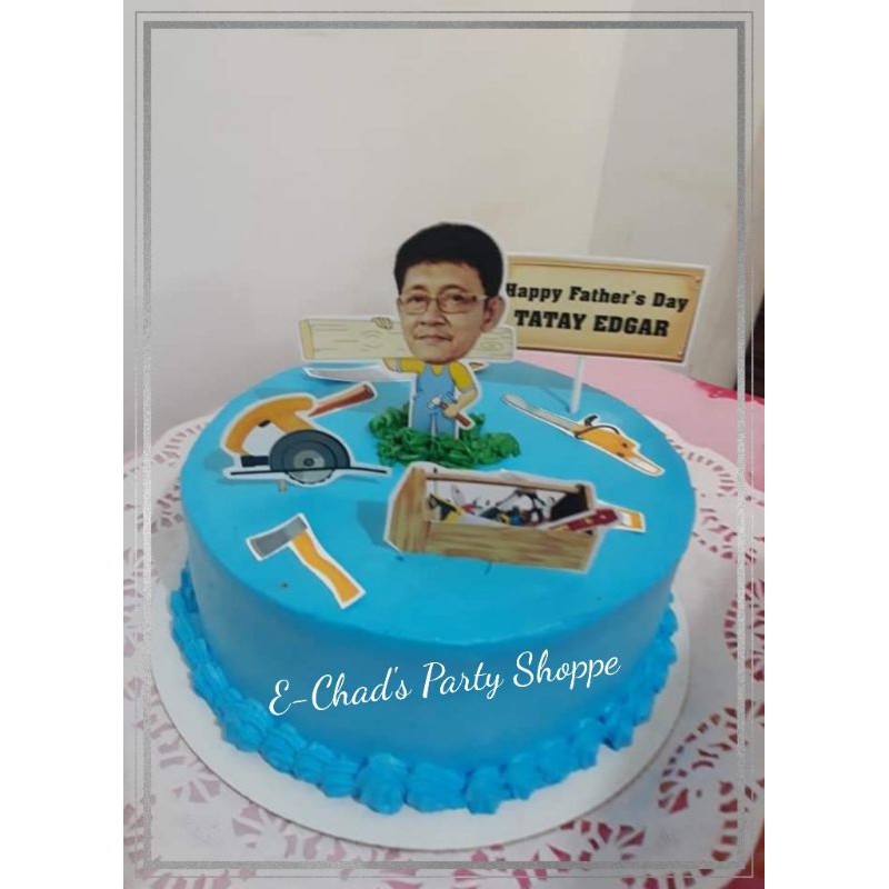 Carpenter Theme Cake Topper Set Shopee Philippines