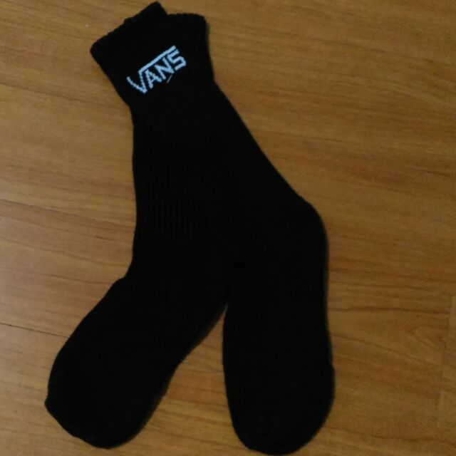 white socks black vans