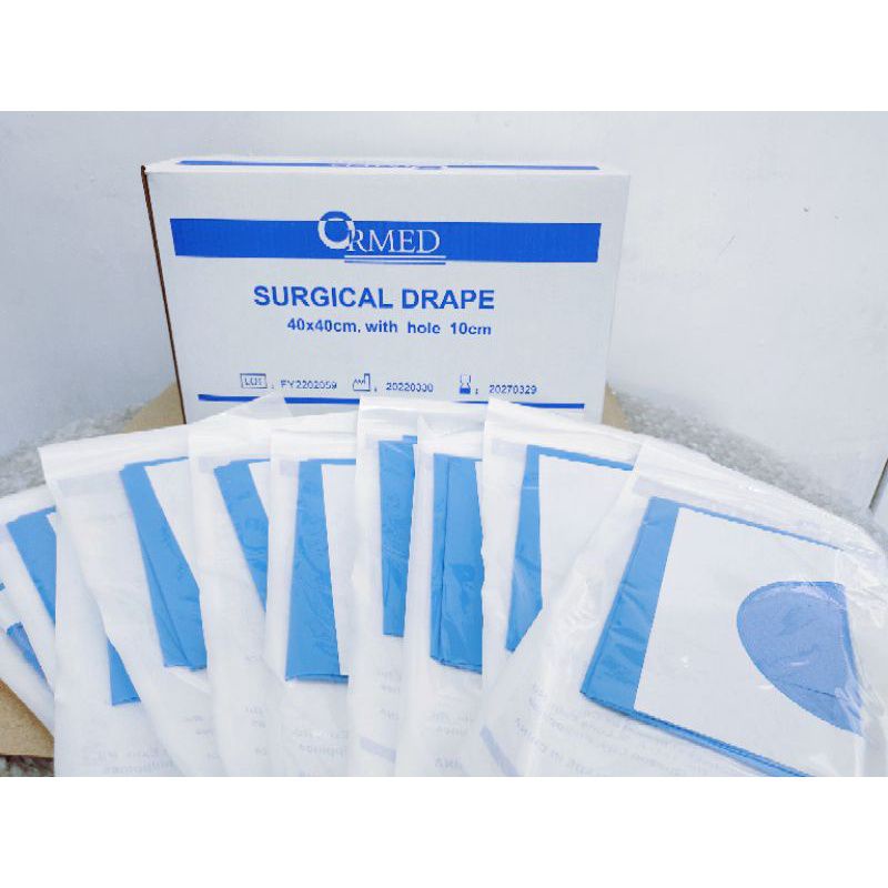 Ormed Surgical Drape 40x40cm With Hole 10cm Shopee Philippines   027243b1fbb206d9e14f0552e8d3f8d7