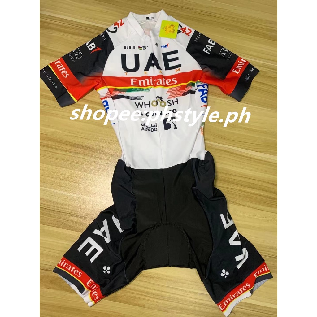 Full Powerband Onesuit Trisuit Skinsuit Corendon Ef Uae Cycling Jersey Shopee Philippines