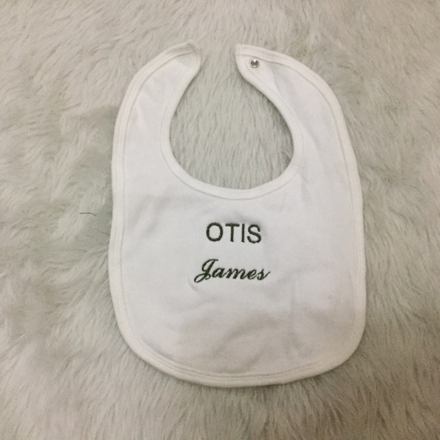 custom baby bibs embroidered