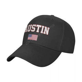 Classic and unique Baseball Cap Austin America Flag USA United States City Wild Sun Shade Peaked Adjustable Outdoor Caps 300278 #1
