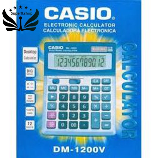 Casio DM-1200V BIG Display 12 Electronic Calculator | Shopee Philippines