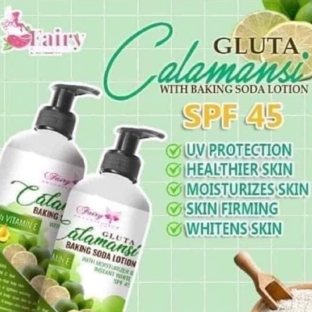 Gluta Calamansi with baking soda lotion spf45 Shopee Philippines