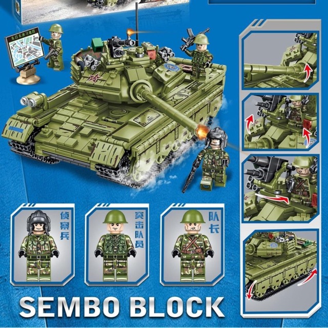 Bricks Toy Sembo Military Tank Building Blocks Sembo 105682 - too many artillery armored patrol roblox youtube