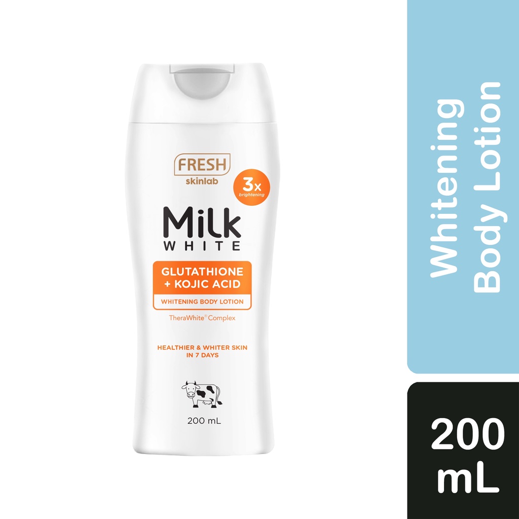 FRESH Skinlab Milk White Glutathione + Kojic Whitening Body Lotion