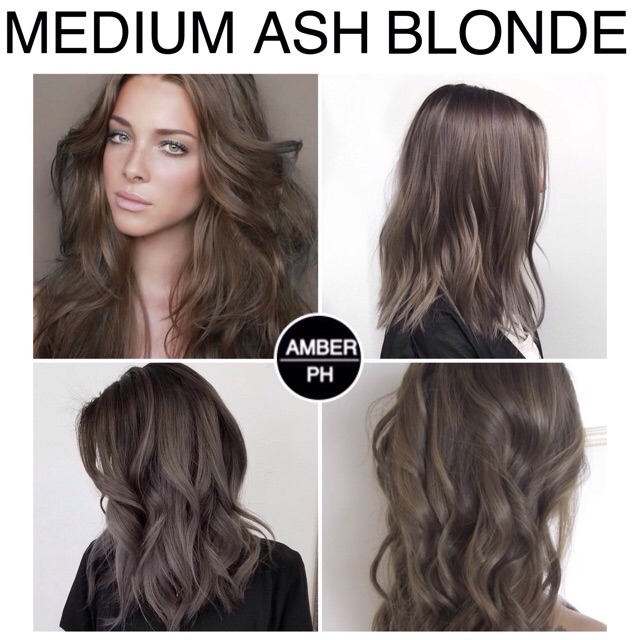 MEDIUM ASH BLONDE Hair Color | Shopee Philippines