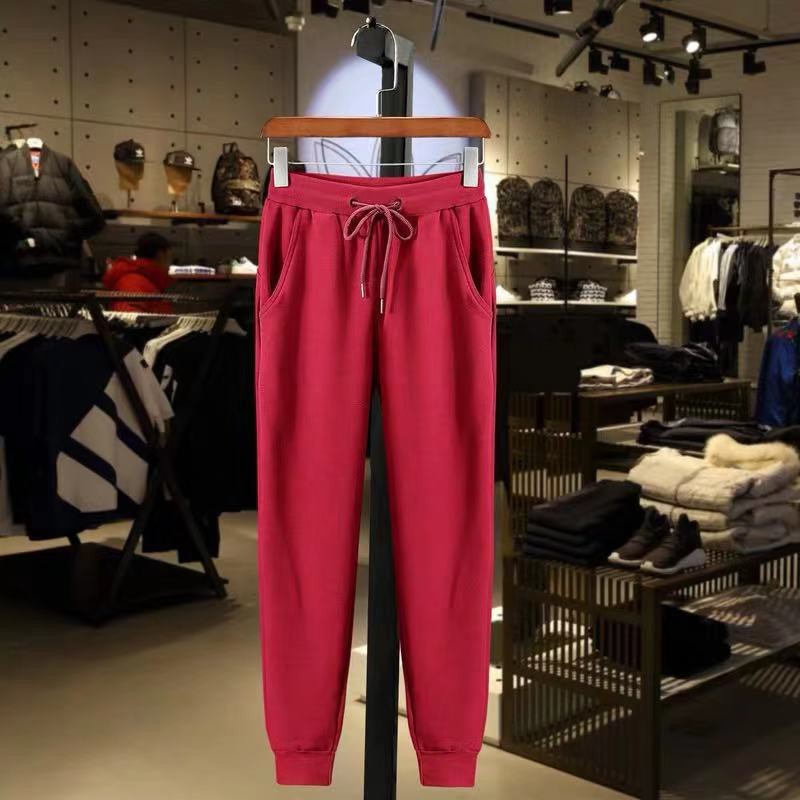 plain cotton joggers