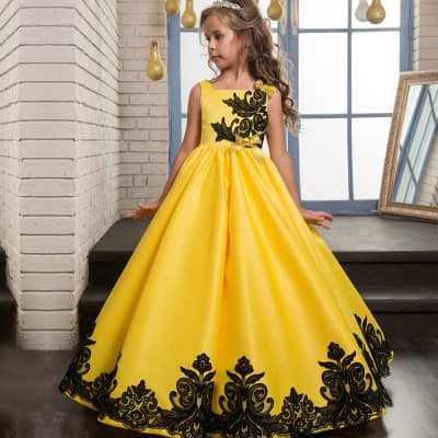 yellow dress for 3 year old