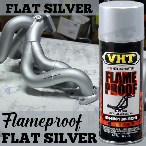 VHT Flameproof FLAT SILVER Spray Paint Spraypaint Shopee Philippines
