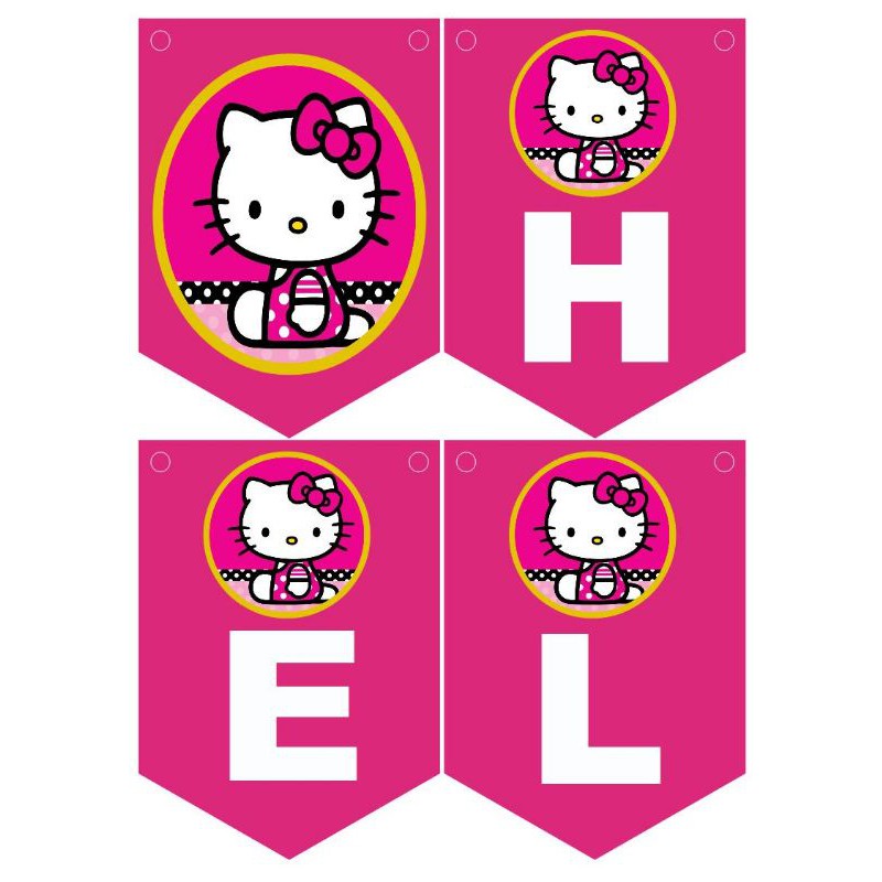 Hello Kitty Banner (sold Per Piece 