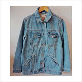 bershka denim jacket mens