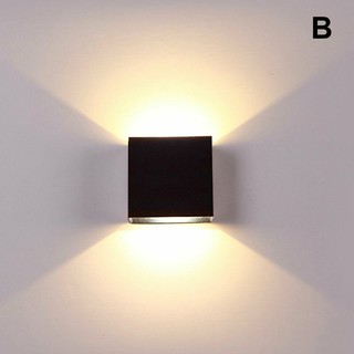 Details about   Modern LED Wall Light Up Down Cube Sconce Fixture Lighting Indoor Outdoor Lamp 