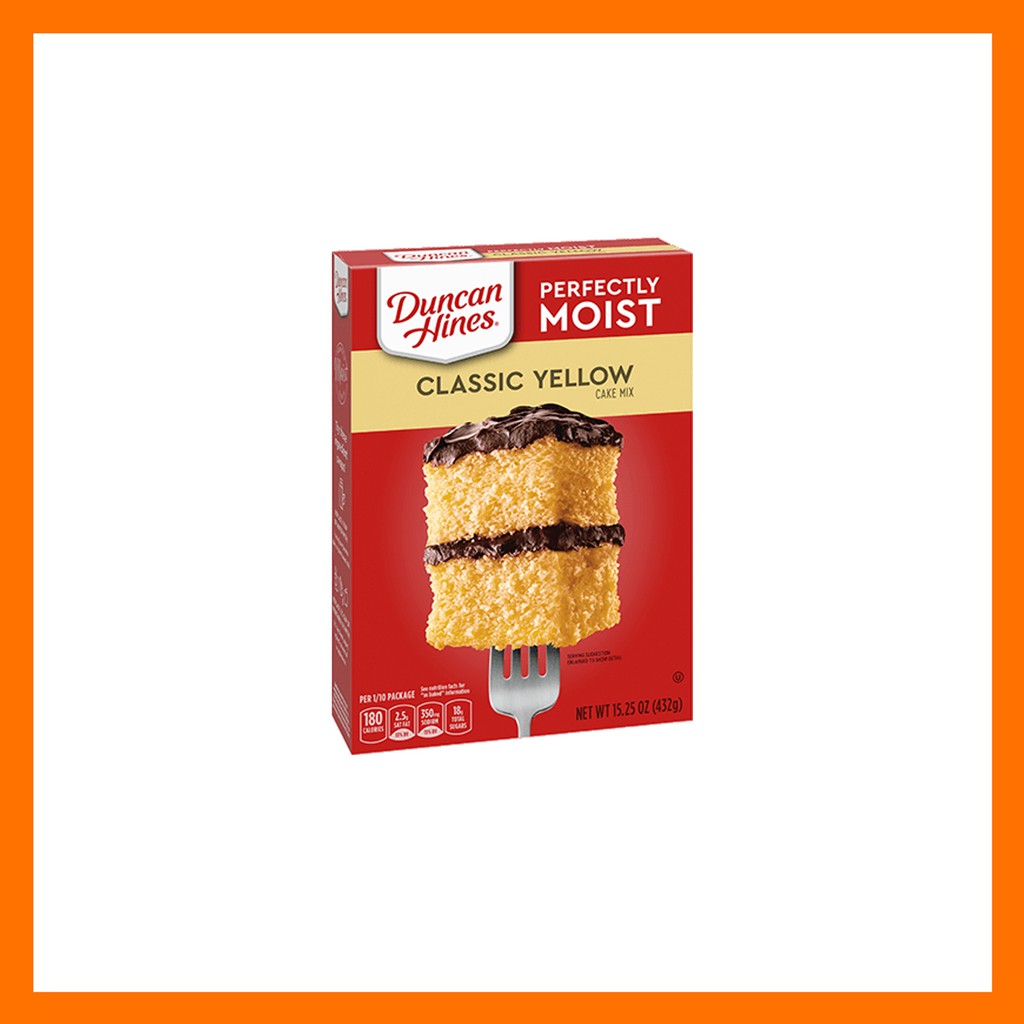 Duncan Hines Classic Yellow Cake Mix 432 33 Grams Shopee Philippines