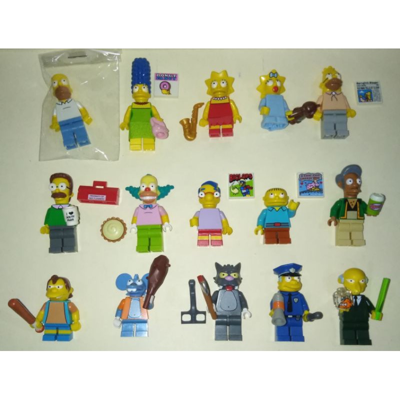 lego simpsons minifigures series 1