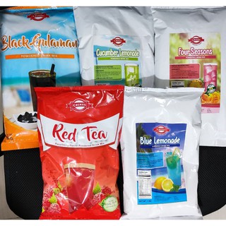 Chemag Palamig Black Gulaman Four Seasons Raspberry Red Tea Blue Lemonade Cucumber Iced Tea 1kg 20L