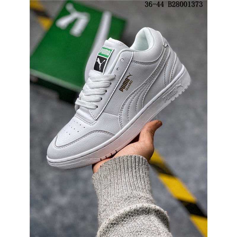 jiancho)New PUMA GUARD DEMI Vintage Classic Sneakers All White Leather Casual Walking Shoes Size:36-44 wholesale | Shopee