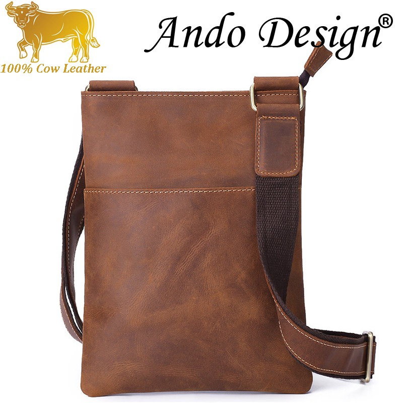 real leather shoulder bag