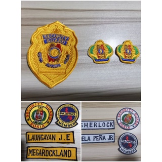 gaurd patches (name cloth, sosia, padpao, bage patches, collarpin patches) #4