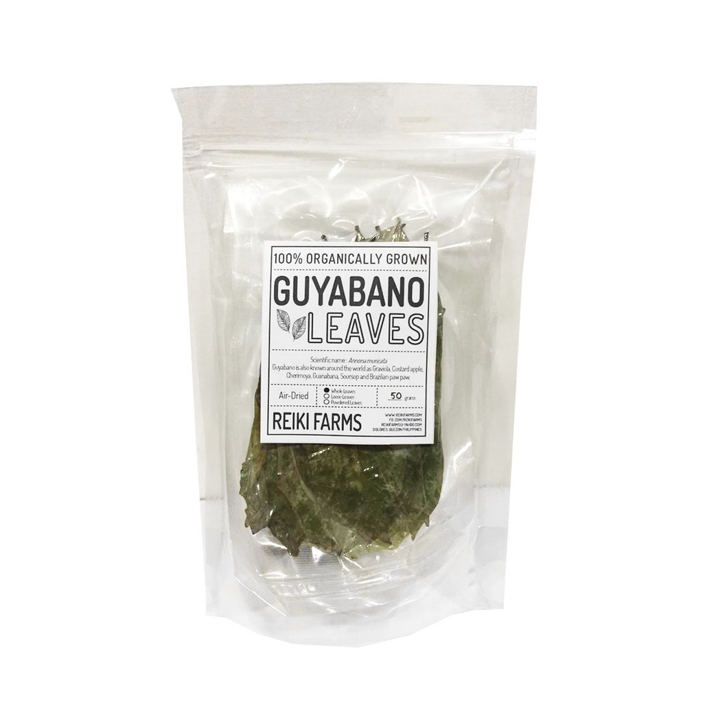 Reiki Farms Organic Guyabano Whole Leaves Cod Shopee Philippines