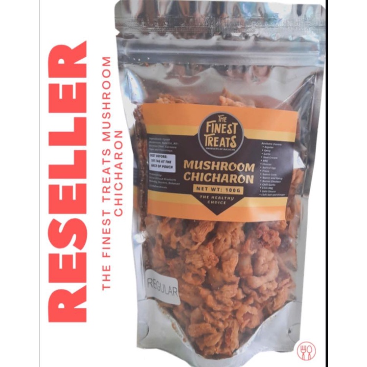 20pcs Mushroom Chicharon Reseller Package Assorted (100grams) | Shopee ...