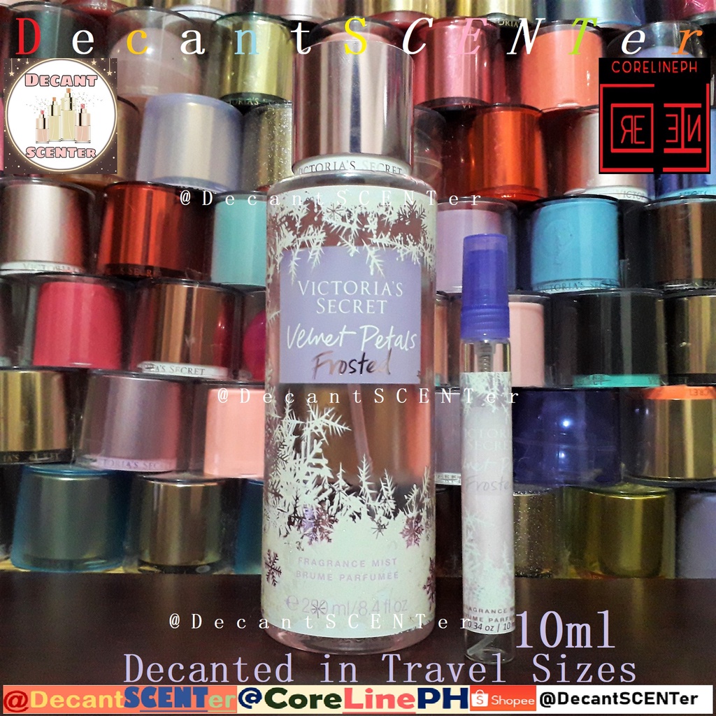 Velvet Petals Frosted Victoria's Secret Body Mist in Travel Size 10ml