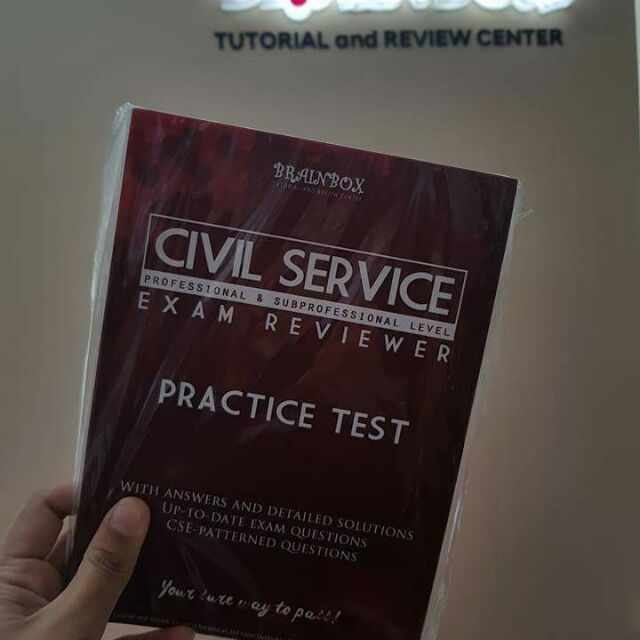 Brainbox Civil Service Exam Reviewer Practice Test 3 Shopee