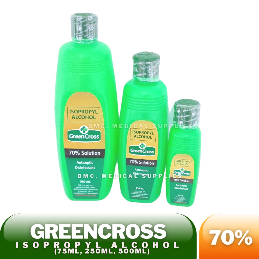 Greencross Isopropyl 70 Alcohol Antiseptic And Disinfectants Shopee Philippines 7196