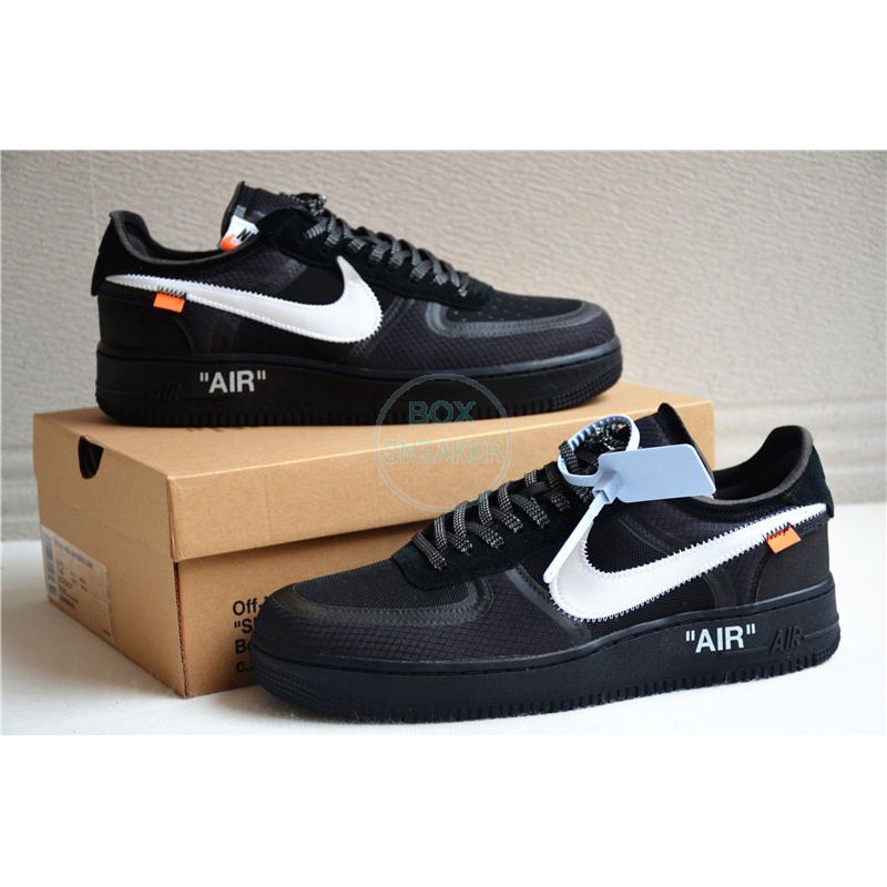 black off white x nike air force 1