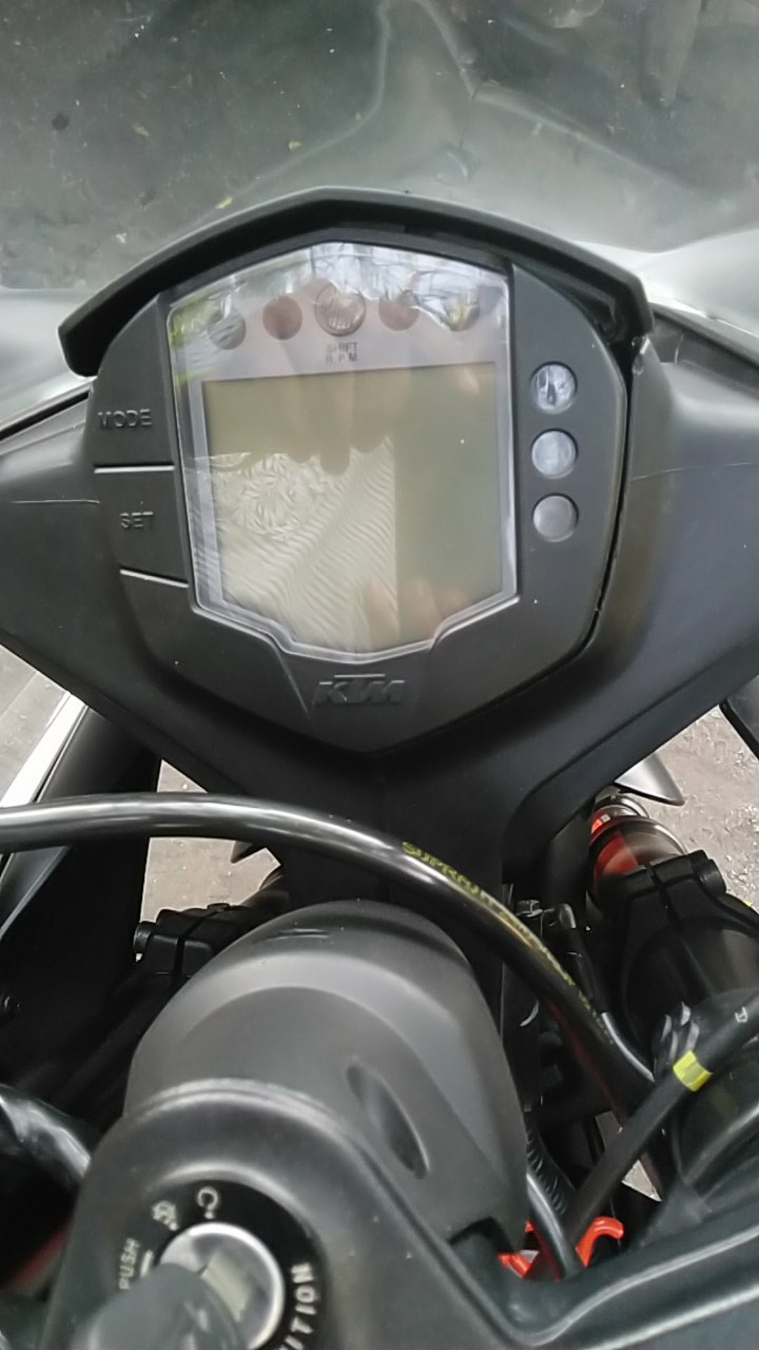 ktm duke 200 speedometer cover