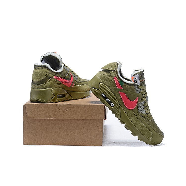 off white air max green