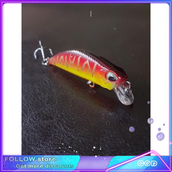 FREE SNAP Minnow Lure 50mm 5g (+,-)Sinking OEM/ReplicaCRANK | Shopee ...