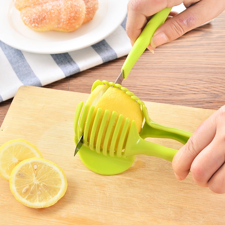 Handheld Circular Lemon Slicer Tomato Slicer Vegetable Fruit Slicer Egg
