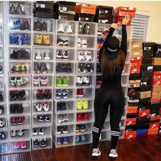 hi top shoe box black