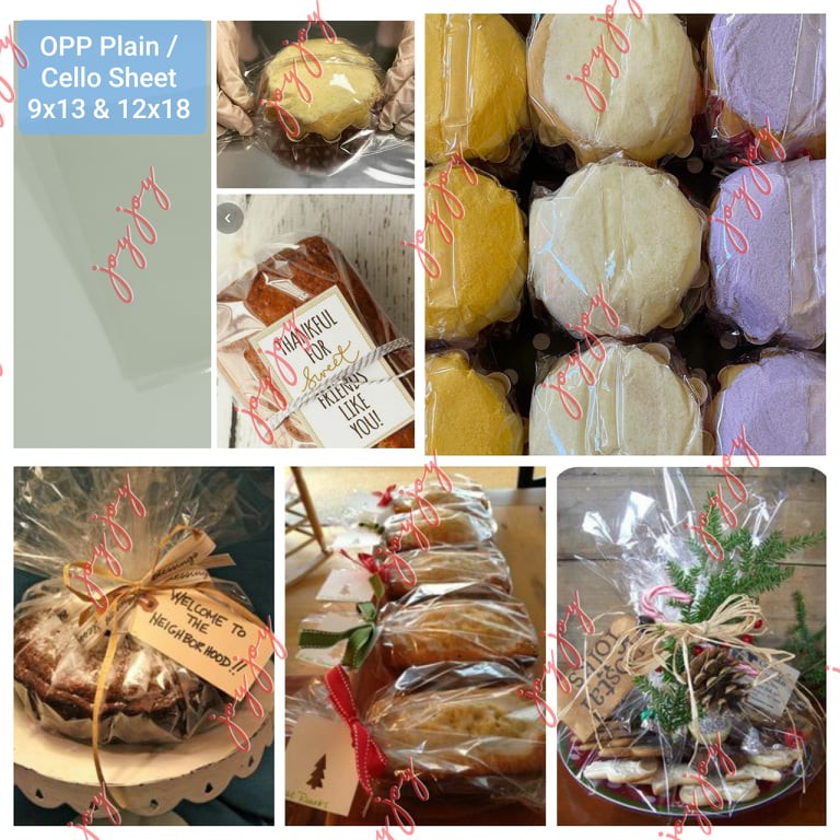 Cello Sheet 500g & 1kg Plain & Printed (9"x13" & 12"x18") Shopee