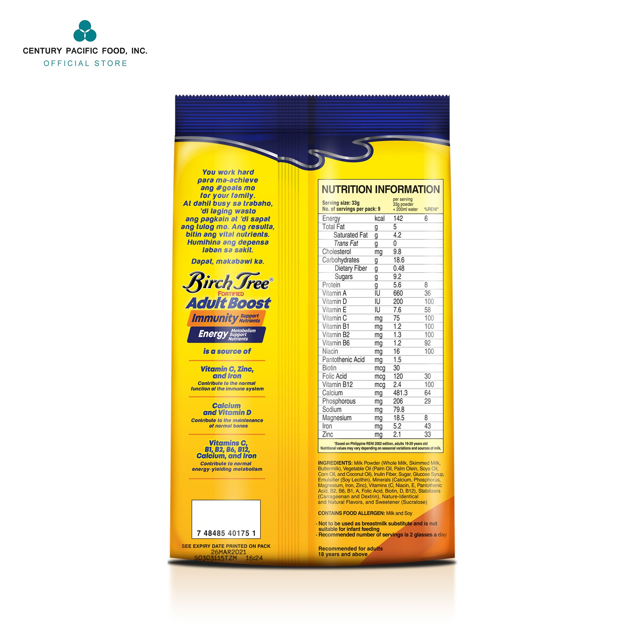Birch Tree Powdered Milk Nutrition Facts - e547freedlsong