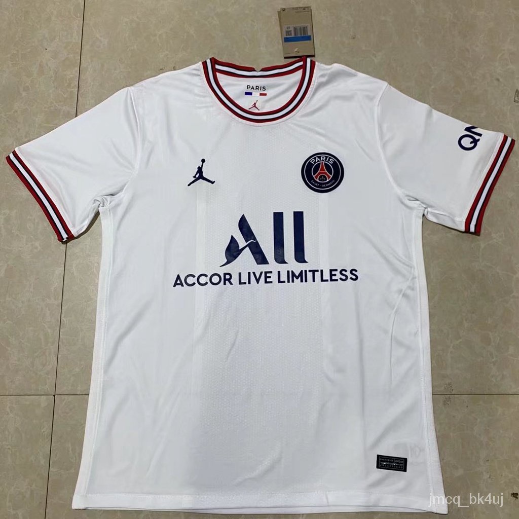 Messi 21 22 Psg Jersey Paris Saint Germain Fourth Football Jersi White 