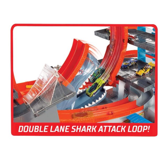 hot wheels city shark garage
