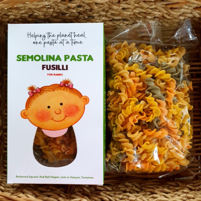 The Ruby Pantry Baby Pasta Fusilli for Babies (Semolina Veggies/ Quinoa