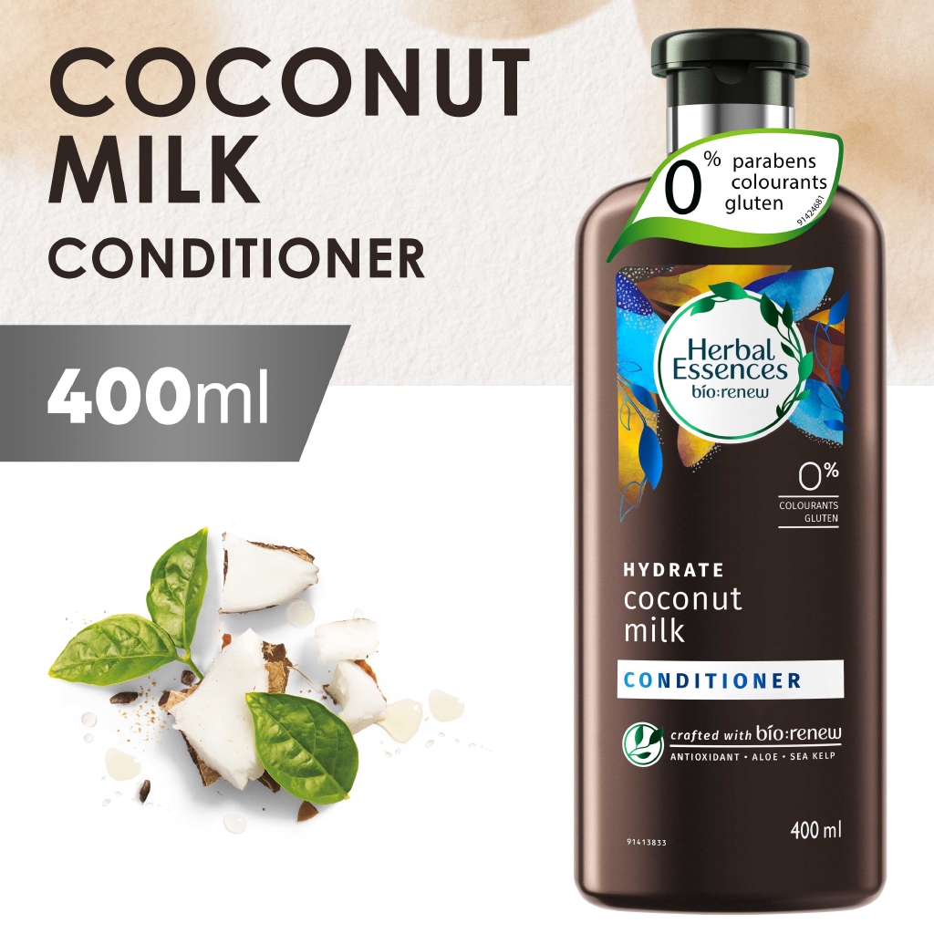 Herbal Essences BioRenew Hydrating Coconut Milk Conditioner (400mL