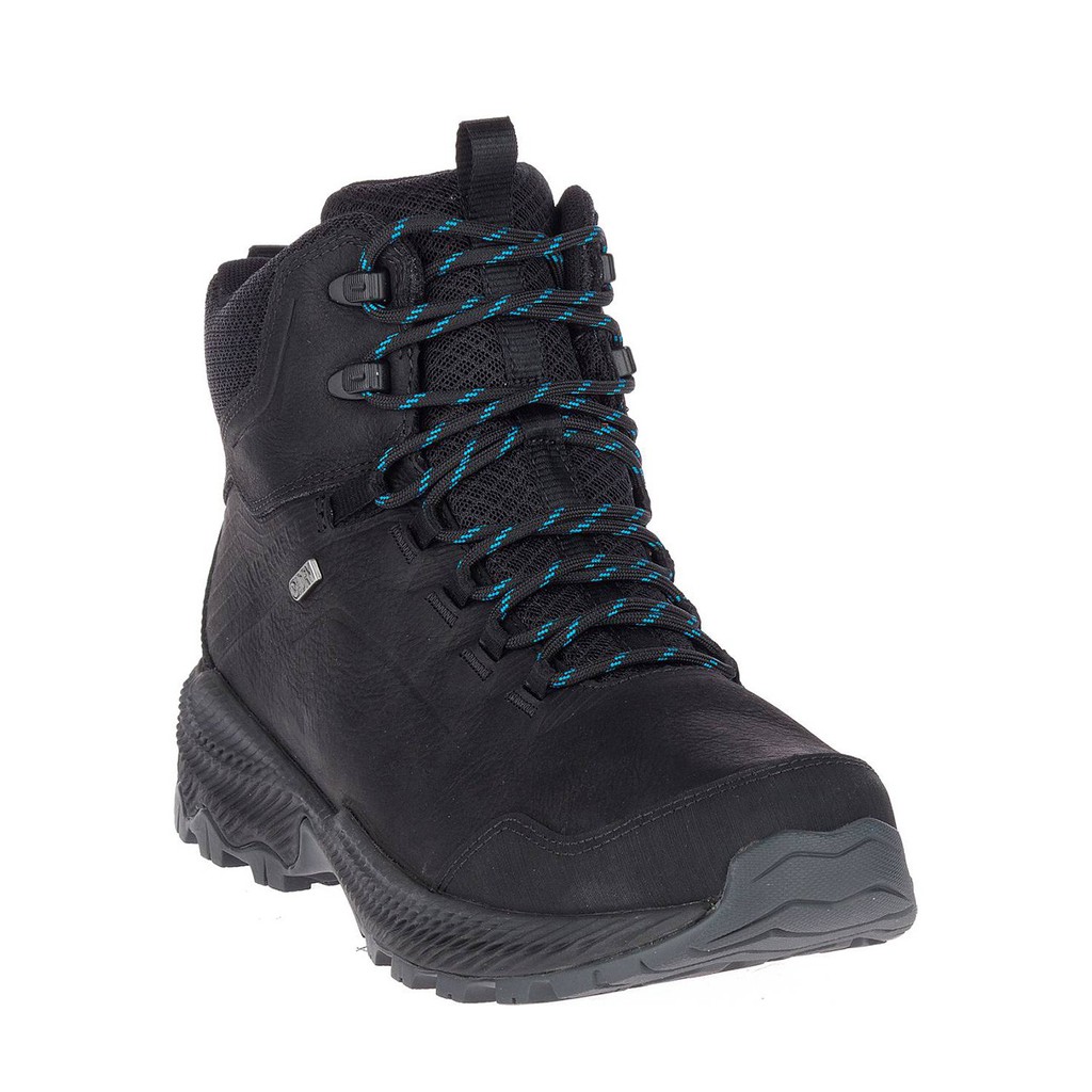 black waterproof hiking boots