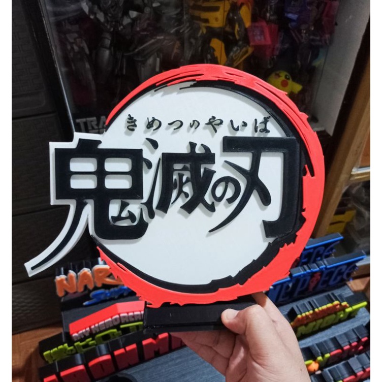 3d Printed Logo Kimetsu No Yaiba | Shopee Philippines