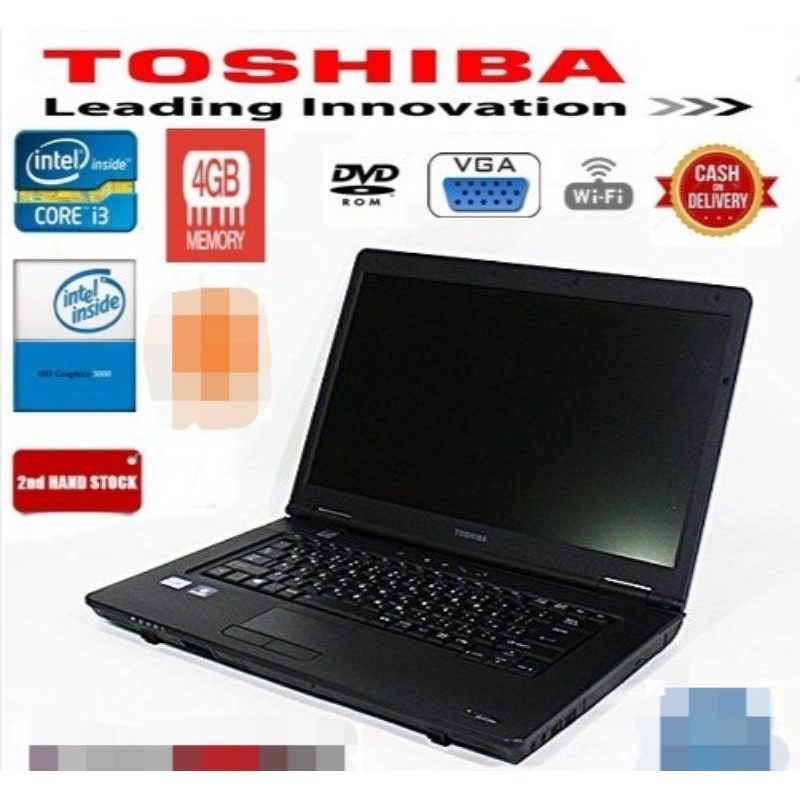 Toshiba Satellite B550 B Core I3 M380 Laptop For Online Class Office School Business Gaming Sale Shopee Philippines