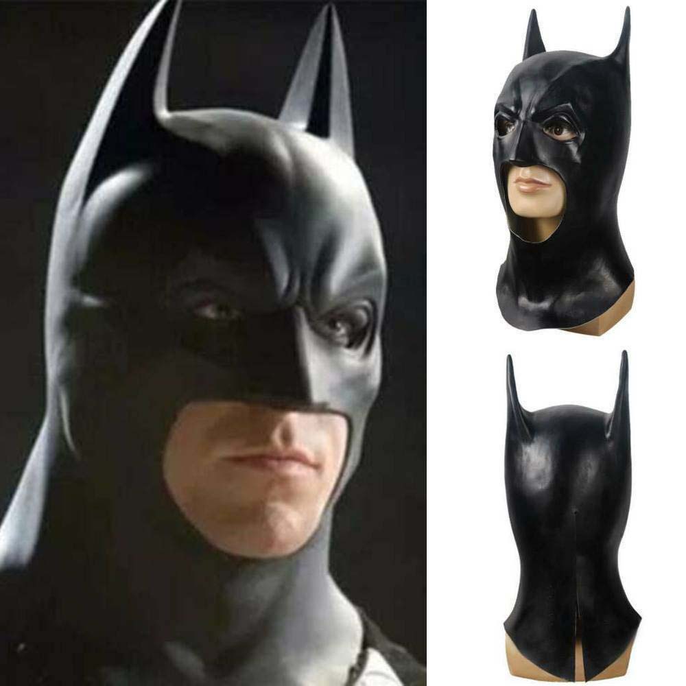 Batman Full Mask With Cowl The Dark Knight Rises Latex Helmet Adult Cosplay  Prop | Shopee Philippines